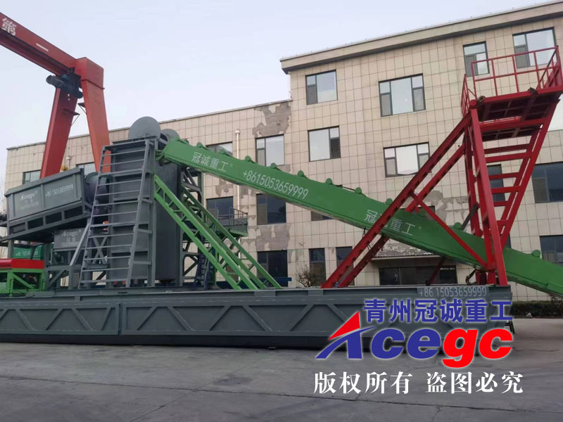 全自動(dòng)選礦離心機(jī)淘金船